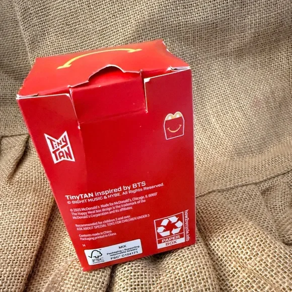 McDonald's Tinytan x BTS 2025 Happy Meal Toy Jung Kook Encore Limited Edition - Picture 4 of 7